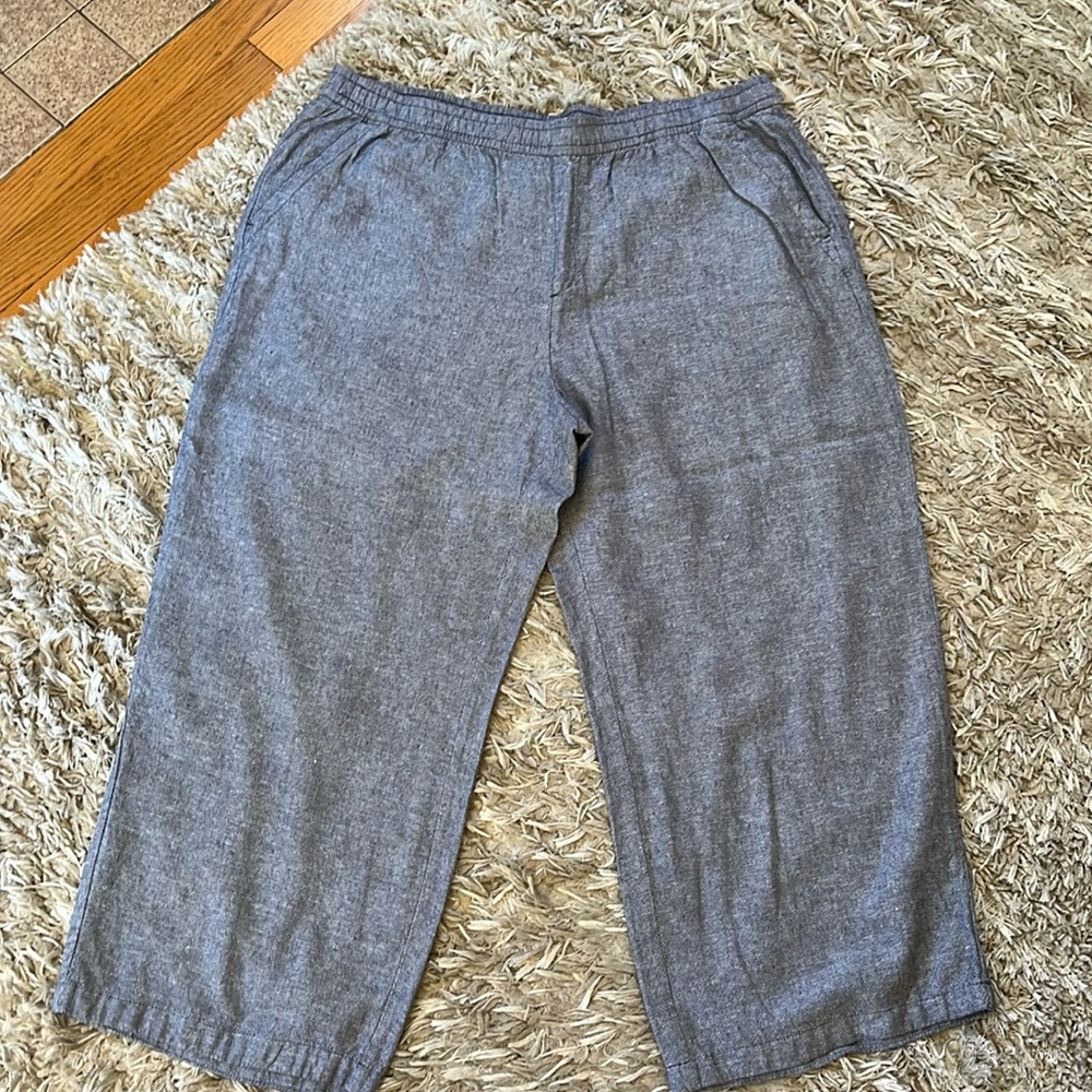 Old Navy Women's Size XL Linen Blend Wide Leg Trousers Perfect for the Beach!